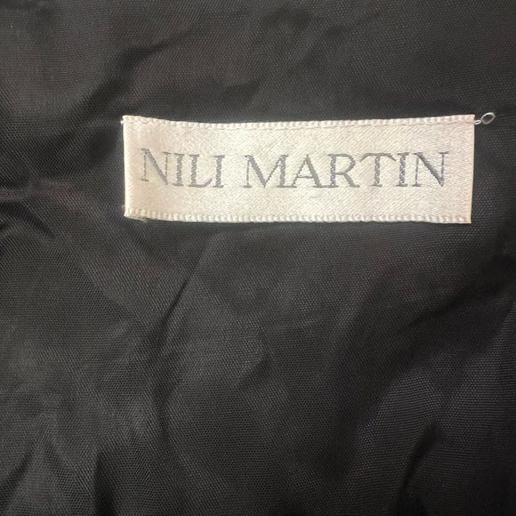 Vintage Strapless Nili Martin Black Bow Dress - Picture 6 of 7